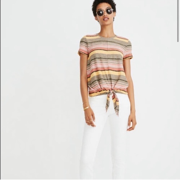 Madewell Texture & Thread striped short sleeve tee - Picture 10 of 11